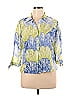 Collection Blue 3/4 Sleeve Blouse Size 1X - photo 1