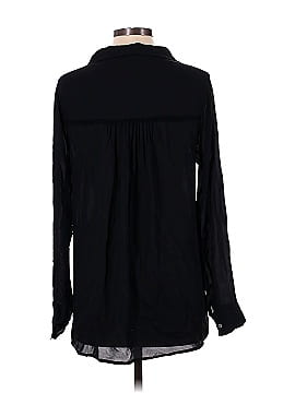 Elizabeth and James Long Sleeve Silk Top (view 2)