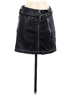 Topshop Faux Leather Skirt (view 1)