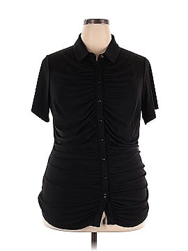 City Chic Short Sleeve Blouse (view 1)