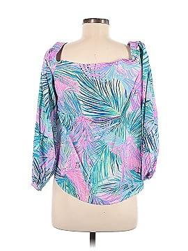 Lilly Pulitzer 3/4 Sleeve Silk Top (view 2)