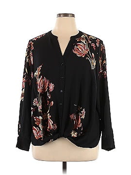 INC International Concepts Long Sleeve Blouse (view 1)