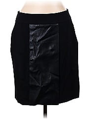 Akris Punto Faux Leather Skirt