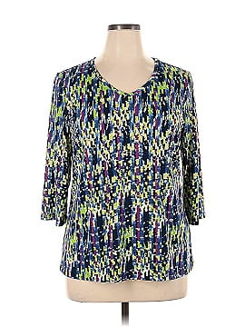 Susan Graver 3/4 Sleeve Blouse (view 1)