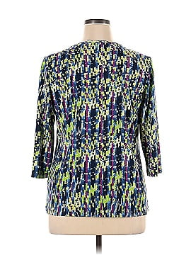 Susan Graver 3/4 Sleeve Blouse (view 2)