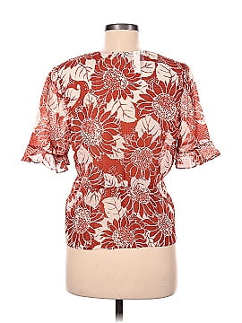 Madewell Short Sleeve Silk Top (view 2)