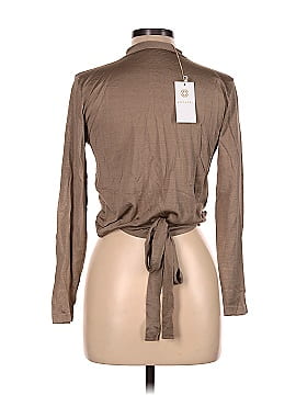 Socapri Long Sleeve Silk Top (view 2)