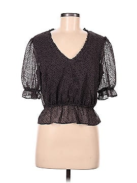 Topshop Short Sleeve Blouse (view 1)