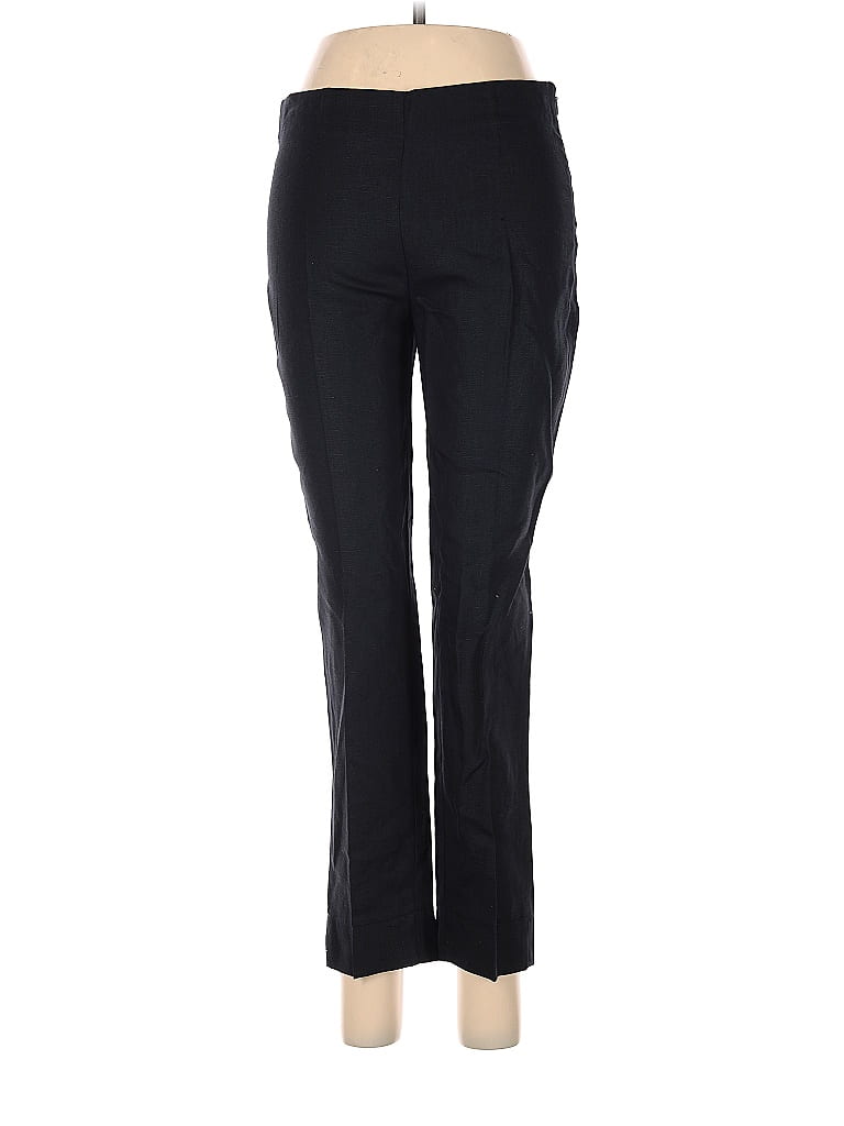Socapri 100% Flax Black Dress Pants Size EU (IT) 40 / US 4 - photo 1