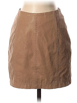 Free People Faux Leather Skirt (view 1)