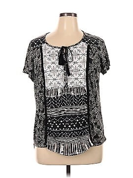 Style&Co Short Sleeve Blouse (view 1)