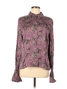 Ann Taylor LOFT Long Sleeve Silk Top (view 1)