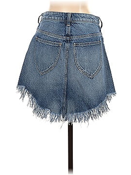 We the Free Denim Skirt (view 2)