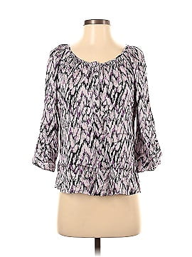 Nine West 3/4 Sleeve Silk Top (view 1)