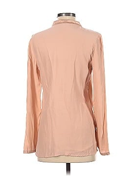 Adriano Goldschmied Long Sleeve Silk Top (view 2)