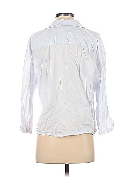 Zara 3/4 Sleeve Button-Down Shirt (view 2)