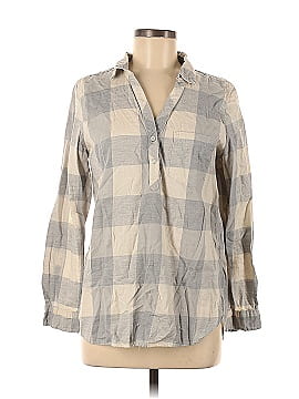 J.Crew Factory Store 3/4 Sleeve Button-Down Shirt (view 1)