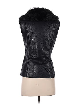 White House Black Market Faux Fur Vest (view 2)