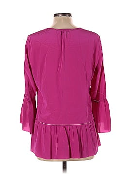 Trina Turk 3/4 Sleeve Silk Top (view 2)