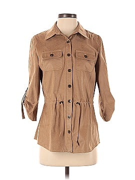 Chico's 3/4 Sleeve Button-Down Shirt (view 1)