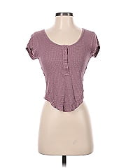 Intimately By Free People Short Sleeve Henley