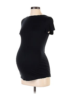 Isabel Maternity Short Sleeve Turtleneck (view 1)