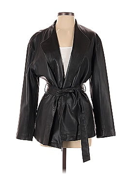 Reiss Faux Leather Jacket (view 1)