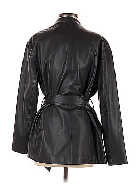 Reiss Faux Leather Jacket (view 2)