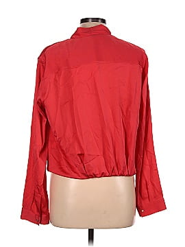 Diane von Furstenberg Long Sleeve Silk Top (view 2)