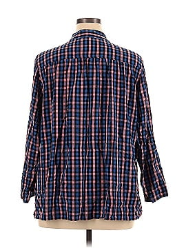 Old Navy 3/4 Sleeve Button-Down Shirt (view 2)