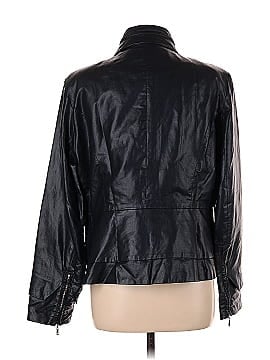 Creenstone Faux Leather Jacket (view 2)