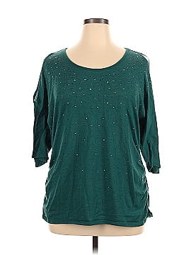 Lane Bryant 3/4 Sleeve T-Shirt (view 1)