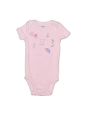 Just One Year by Carter's Short Sleeve Onesie (view 1)