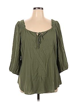 Torrid 3/4 Sleeve Blouse (view 1)