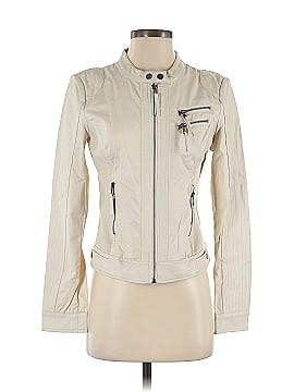 Blanc Noir Faux Leather Jacket (view 1)