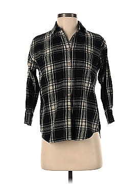 Madewell 3/4 Sleeve Button-Down Shirt (view 1)