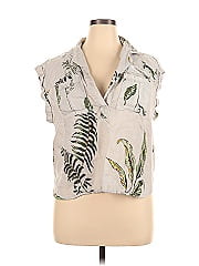 By Anthropologie Sleeveless Button Down Shirt