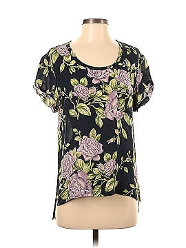 Rag & Bone Short Sleeve Silk Top (view 1)