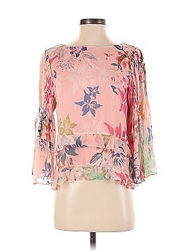 Nicole Miller Artelier 3/4 Sleeve Silk Top (view 1)