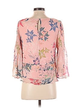 Nicole Miller Artelier 3/4 Sleeve Silk Top (view 2)