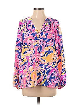 Lilly Pulitzer Long Sleeve Silk Top (view 1)