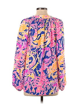 Lilly Pulitzer Long Sleeve Silk Top (view 2)