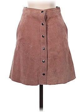 Topshop Leather Skirt (view 1)