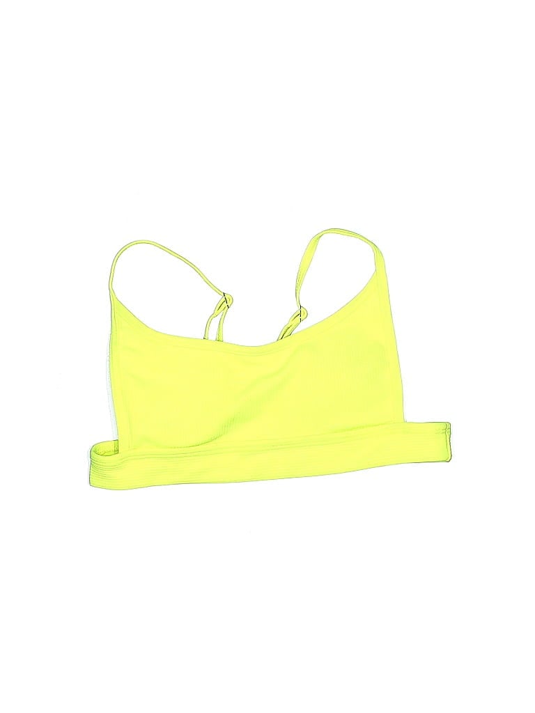 Pre-owned Shein Swimsuit Top Yellow Swimwear