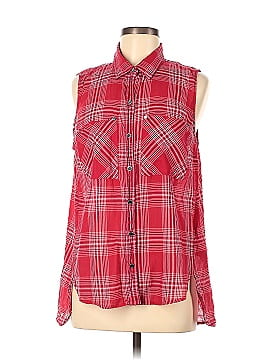 MICHAEL Michael Kors Sleeveless Button-Down Shirt (view 1)