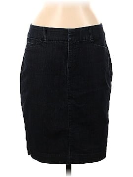 JM Collection Denim Skirt (view 1)