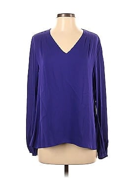 Diane von Furstenberg Long Sleeve Silk Top (view 1)