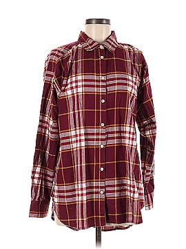 Ann Taylor LOFT Long Sleeve Button-Down Shirt (view 1)