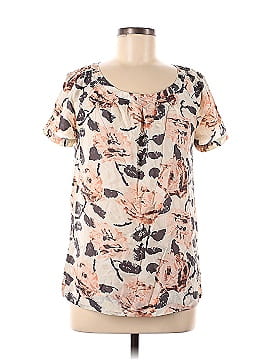 CAbi Short Sleeve Silk Top (view 1)