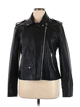 Topshop Faux Leather Jacket (view 1)